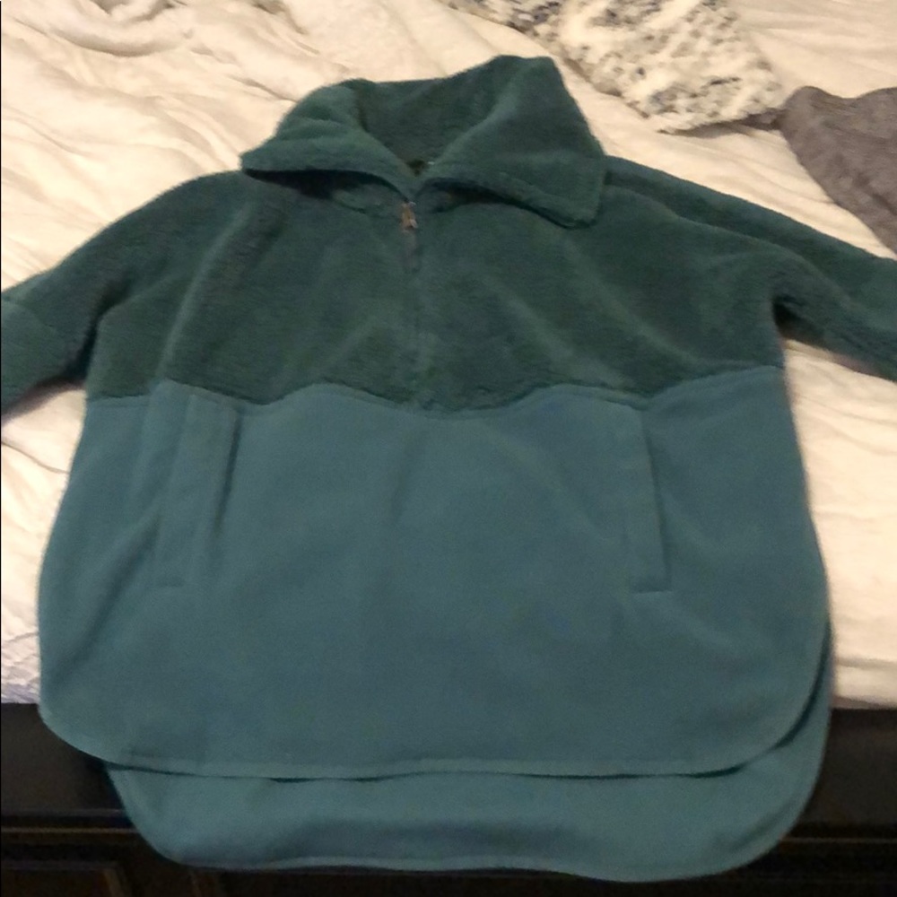North face Sherpa half zip